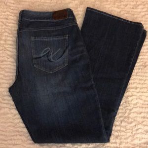 Express Eva boot cut jeans